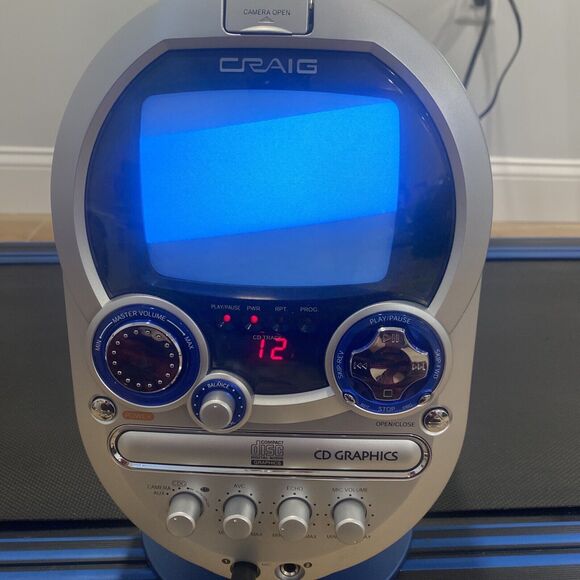 Craig CD+ Graphics Karaoke System w/5" Monitor, Microphone & Video Camera CG8400 - Picture 5 of 13